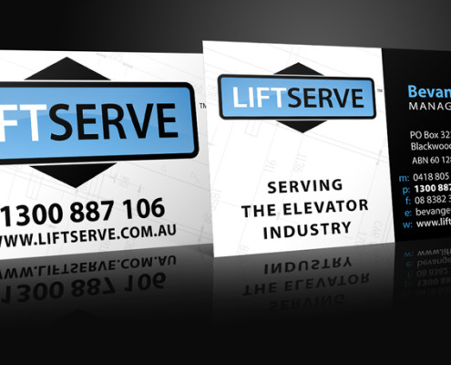 business card design liftserve